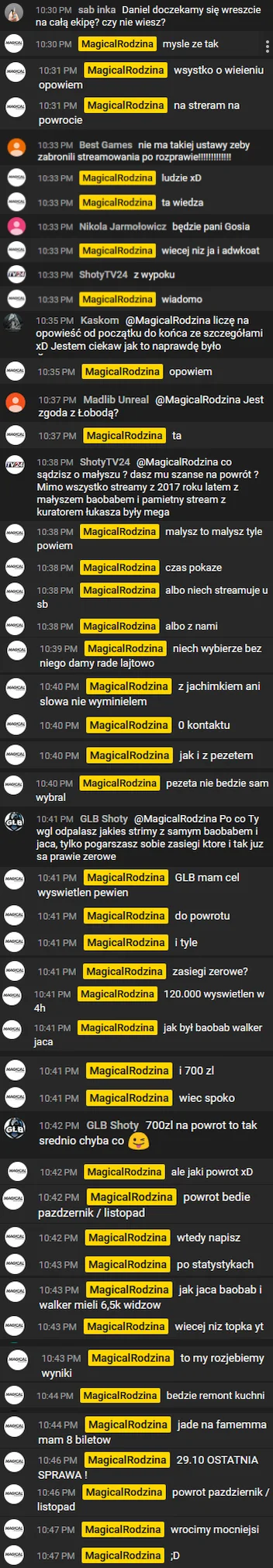 PolskaB - Dla ciekawych - wypowiedzi Magicala z czatu ( ͡° ͜ʖ ͡°)
#danielmagical #pa...