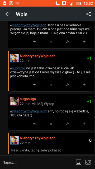 IspitOnYourGrave - Kobieta wyższa o głowę to nie jest kobieta xDDD
#gownowpis #proble...