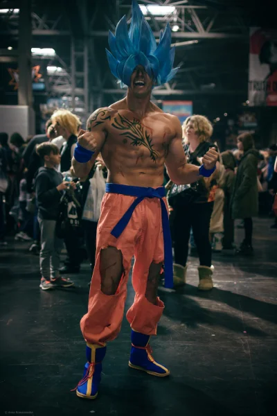 Konata - Takiego Goku wczoraj wyłapałam na MCM ComicCon Birmingham
#comiccon #birmin...