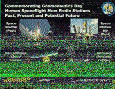 lesio - Kolejna sesja ARISS SSTV, rozpocznie się w czwartek, 11 kwietnia o godzinie 1...