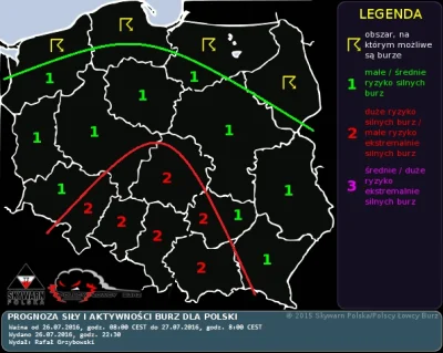 MamutStyle - Mireczki uważajcie dzisiaj na siebie. Silne burze nad Polska nabierają t...