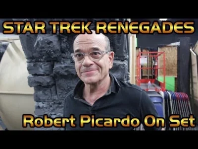 80sLove - Roberto Picardo (Awaryjny z Star Trek Voyager) na planie Star Trek Renegade...
