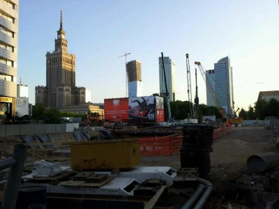 C.....W - Centrum #warszawa z punktu widzenia budowy stacji metra Świętokrzyska #metr...