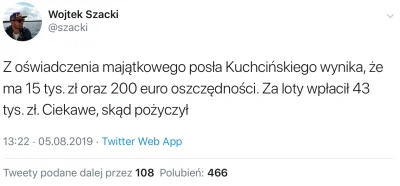 szymeg7 - Tacy tchórze jak Kuchciński dają nadzieje. Pogrąża się i oby pociągnął za s...