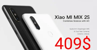 sebekss - Tylko 409$❗ za najlepszy telefon od Xiaomi - bezramkowy i ceramiczny Mi Mix...