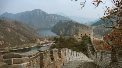 norusiek - Przedstawiam Water Great Wall, mało Chińczyków, nawet zdjęcie da się zrobi...