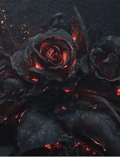 Dagress - #natura #swiat róża po pożarze
