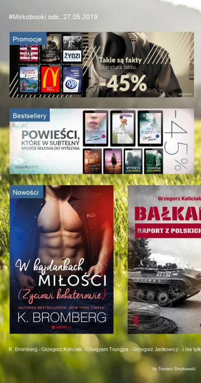 tomaszs - Mirkobooki 2019-05-27 ( ͡° ͜ʖ ͡°)

Przegląd ebooków 27.05.2019. Dowiedz s...