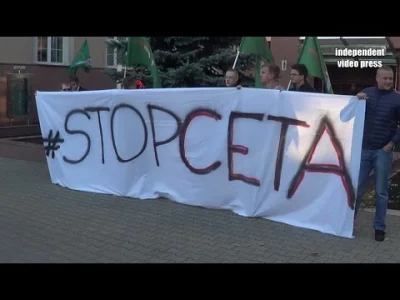 A.....o - Nie dla CETA i GMO! - protest Młodzieży Wszechpolskiej - 16.10.2016, Białys...