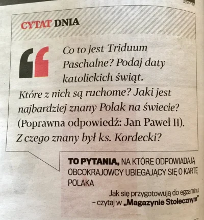 w.....a - Niestety post OPa to nie bait. Takie p------e pytania przy karcie polaka są...