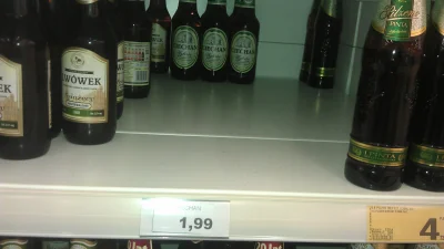 Arytmetyk - #ciechan w auchan m1 #krakow 1,99 

Półki puste ale pan donosi z magazynu...