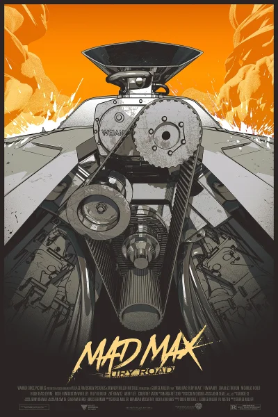 aleosohozi - Lesley Quist "Mad Max: Fury Road"
#plakatyfilmowe #madmax #furyroad