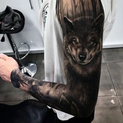 Th3SuperSaiyan - #tattoo #tatuaze #wolf