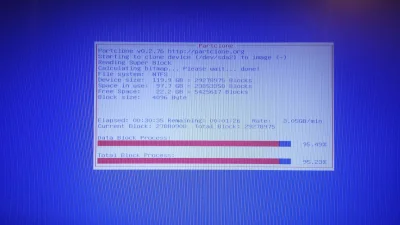 Cernel - Jeszcze chwila i backup gotowy, potem elementary OS ( ͡° ͜ʖ ͡°) #nietagujebo...