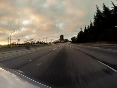 Dzemus - roadtripping USA. Zdjęcie zrobione w Santa Clara w Kalifornii na drodze stan...