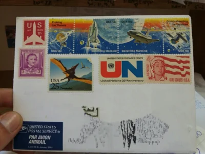 Old_Postman - Amerykanie to jednak maja ladne znaczki.

#postmanstories #filatelistyk...