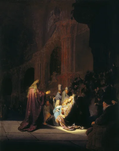 Agaress - Rembrandt - Symeon w świątyni
 
#malarstwo #sztuka #art