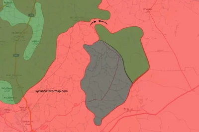 60groszyzawpis - Podobno rządowi się połączyli na wschód Abu Duhur.

#syria #bitwao...