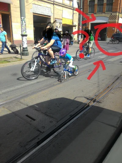 Roxil - @Wilier: Czy tam z tyłu jest rower zostawiony (zaparkowany ?) na środku skrzy...