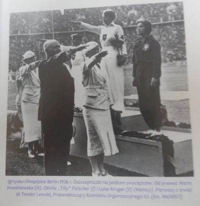 crazyfigo - > Olimpiada Berlin 1936. Zdjęcie symbol. Zachowanie na podium Marii Kwaśn...