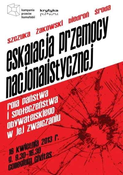 RafiRK - > Seminarium ma na celu otwarcie debaty publicznej na temat nasilania się ag...