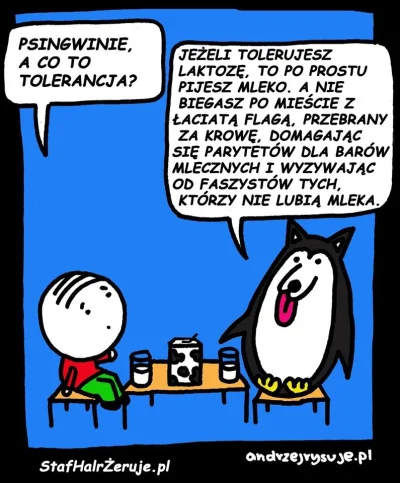 r4vix - Szkoda mi tylko tych, którzy faktycznie tolerują, nie torturując przy tym inn...