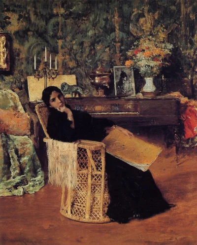 Hoverion - William Merritt Chase 1849-1916 
In the Studio, 1892
#malarstwo #sztuka ...