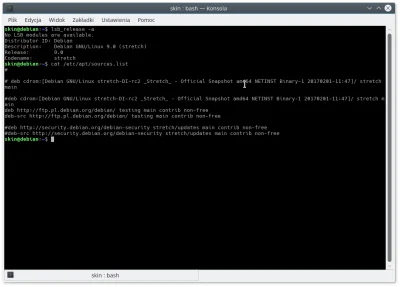 skinek - Dlaczego debian nie chce mi się zaktualizować do testinga/bustera? Robiłem d...