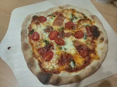 ctbolton - @MG78: Oto i moja pierwsza pizza z Twojego przepisu (ciasto). Pieczona na ...