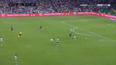 Minieri - Jose Morales, Betis - Levante 0:2, poszedł jak dzik 
#golgif #mecz