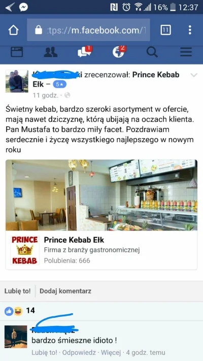 Kossa - "ubijają dziczyznę na oczach klientów xd" 
#heheszki #elk #bekazpodludzi