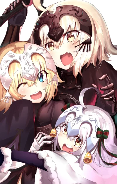 bakayarou - #randomanimeshit #fate #fategrandorder #jeannedarc #jeannealter #santalil...