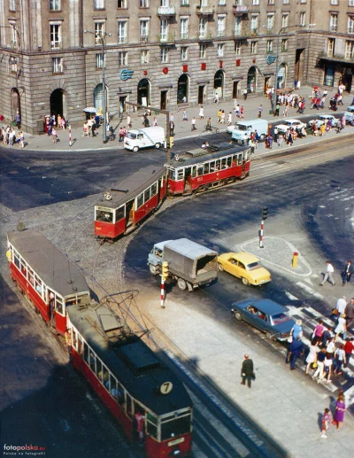 MiejscaWeWroclawiu - Wrocław w 1970 roku ( ͡° ͜ʖ ͡°) Dokładnie to skrzyżowanie ulic Ś...