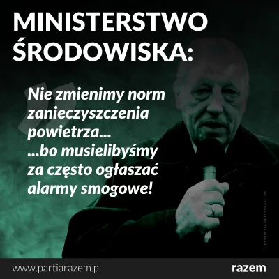 Tom_Ja - Zdrowie jest lewackie.
 > Minister Szyszko najwyraźniej wychodzi z założenia...