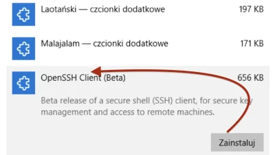sekurak - A to psikus. Windows 10 ma w standardzie klienta (i serwer) OpenSSH:

htt...
