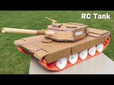 starnak - How to Make a Tank (Electric Car) Out of Cardboard - Remote Controlled Tank...