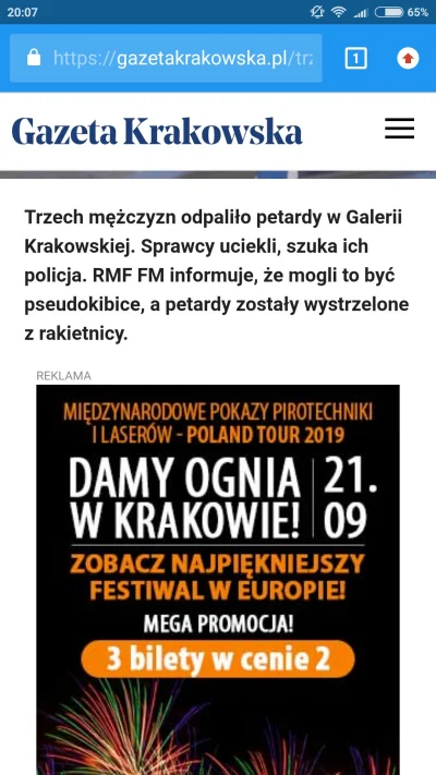 xqbax - To się nazywa reklama adekwatna do artykułu ( ͡º ͜ʖ͡º)
#krakow #heheszki