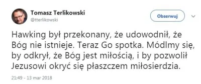 Bury_Zenek - Teraz wyobraźcie sobie gównoburzę jaką by wywołał jakiś na wskroś ateist...