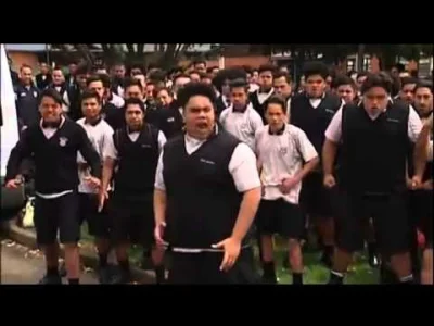 juby0001 - Haka w wykonaniu studentów na cześć Lomu! Świetne! 
#haka #lomu #studenci...