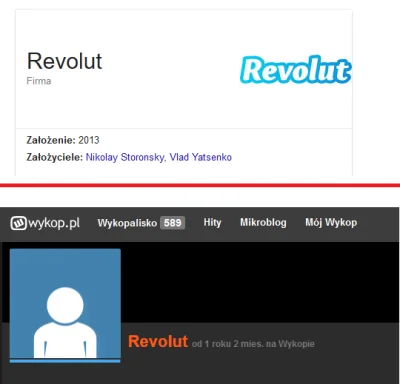 sebask - @Revolut: na pewno byli wcześniej niż Twoje konto na portalu ze śmiesznymi o...