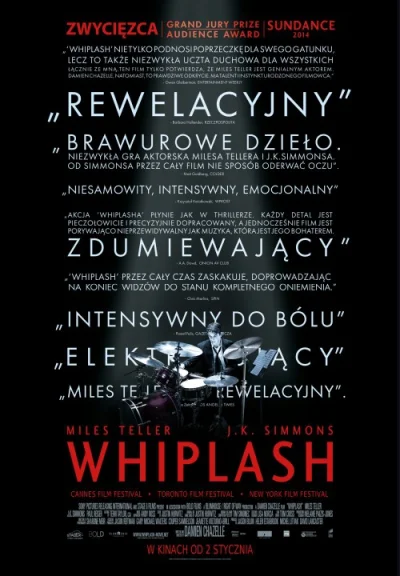 Krupier - Whiplash świeżo po seansie 9/10, na spokojnie po ochłonięciu 8.5/10.

SPO...