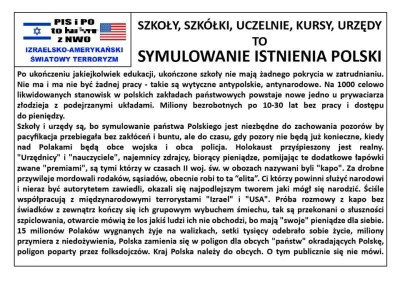 WolnyLechita - @bigblackduck: - "ten bełkot podchodzi pod obrazę narodu polskiego ora...