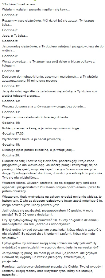 Fr33man45 - Co wy byście zrobili bez kierowców ciężarówek

SPOILER

#kierowcy #ra...