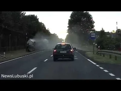 lubie_piwo - Jak pisałem wczoraj o wypadku na DK32. Dzisiaj jest nagranie z wideorejs...