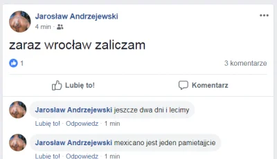 William2290 - Od kilku dni kazał 'dominice" brać taxe i jechać po niego na baboli 10 ...