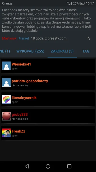 M.....z - Zobaczcie ich profile. Jak to nie jest ten sam to ja jestem śniący. 
Szuje ...