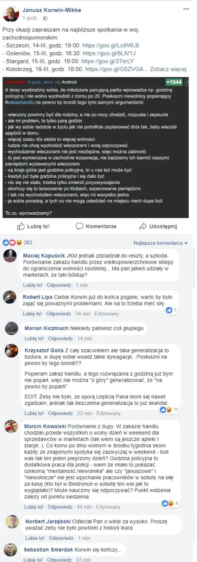 saakaszi - Widzieliście już jak korwinistom pozwierało styki, po tym jak wolnorynkowy...