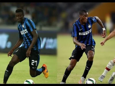 Sewen7777 - Assane Gnoukouri i Geoffrey Kondogbia podczas wczorajszego meczu z Milane...