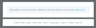 kondon3000 - wtf ? Konto zawieszone w Niemczech na mocy lokalnych praw Niemieckich ? ...