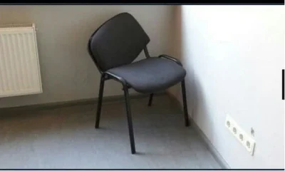 Oblivion666 - Tutaj mamy kolejne krzesło, mocno powiązane z fizyką ( ͡º ͜ʖ͡º) #czarny...